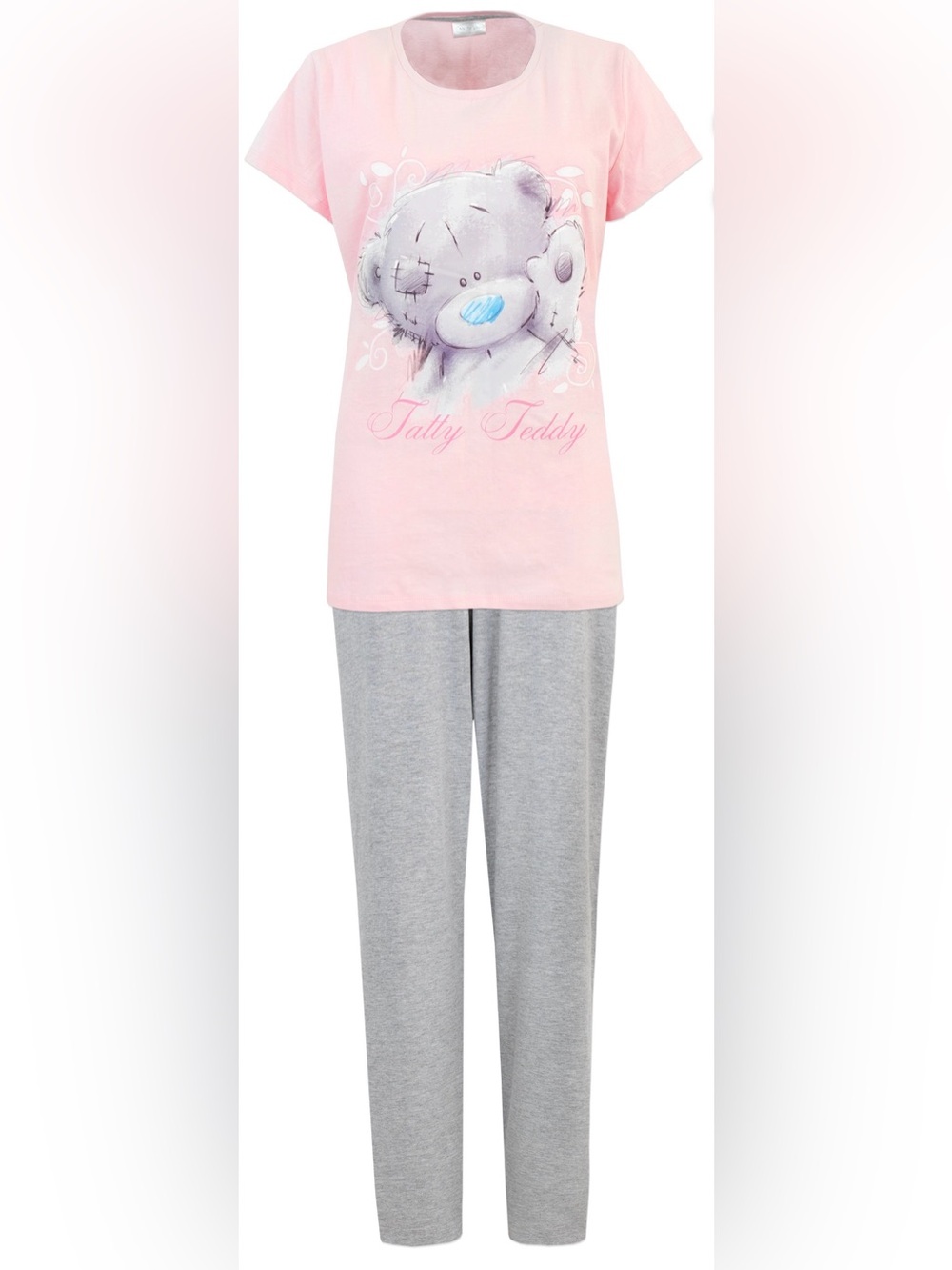 Carte Blanche Womens Tatty Teddy Pajama Pant Set